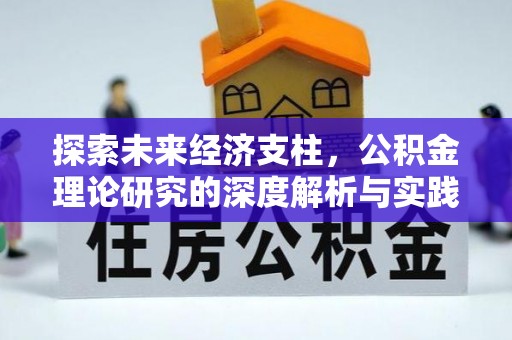 冕宁探索未来经济支柱，公积金理论研究的深度解析与实践意义