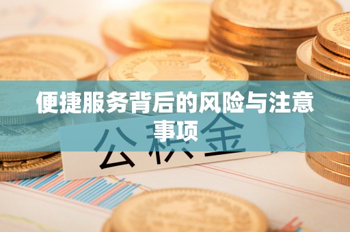 冕宁便捷服务背后的风险与注意事项